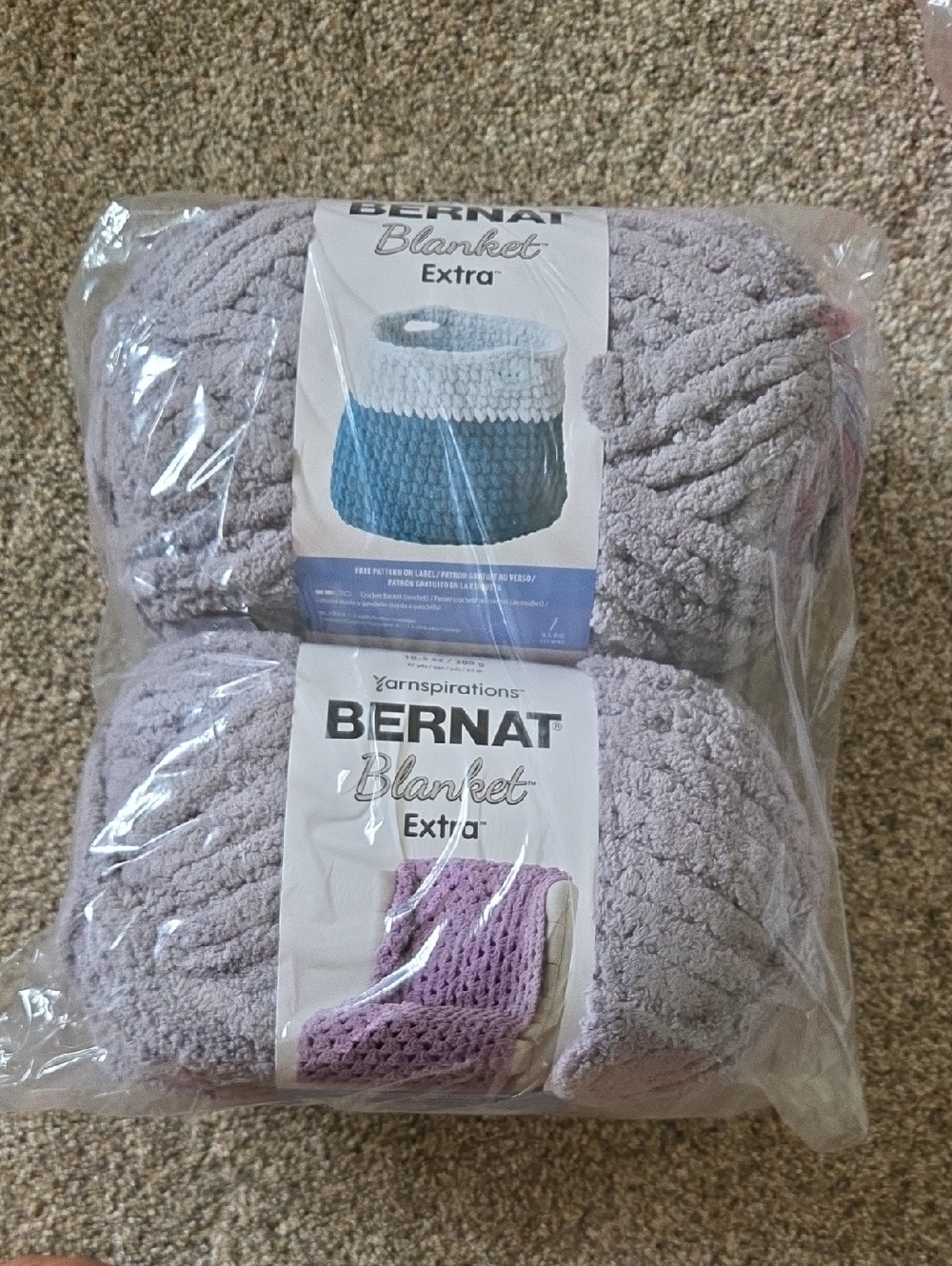 Bernat Blanket Extra Chunky Yarn - Vapor Gray